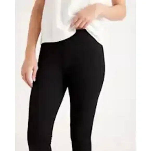 Ultra-Stretch Ponte Skinny Pant Black L - Picture 4 of 5